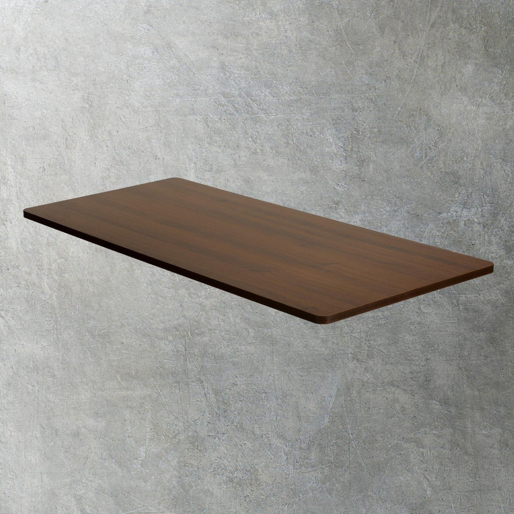 Standing Desk Tabletop with Drilled Hole Walnut 160x75cm