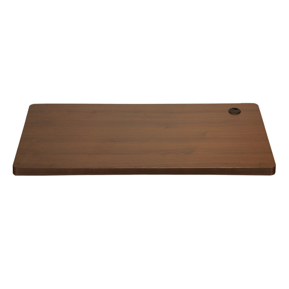Standing Desktop Walnut with Drilled Hole 150x75cm
