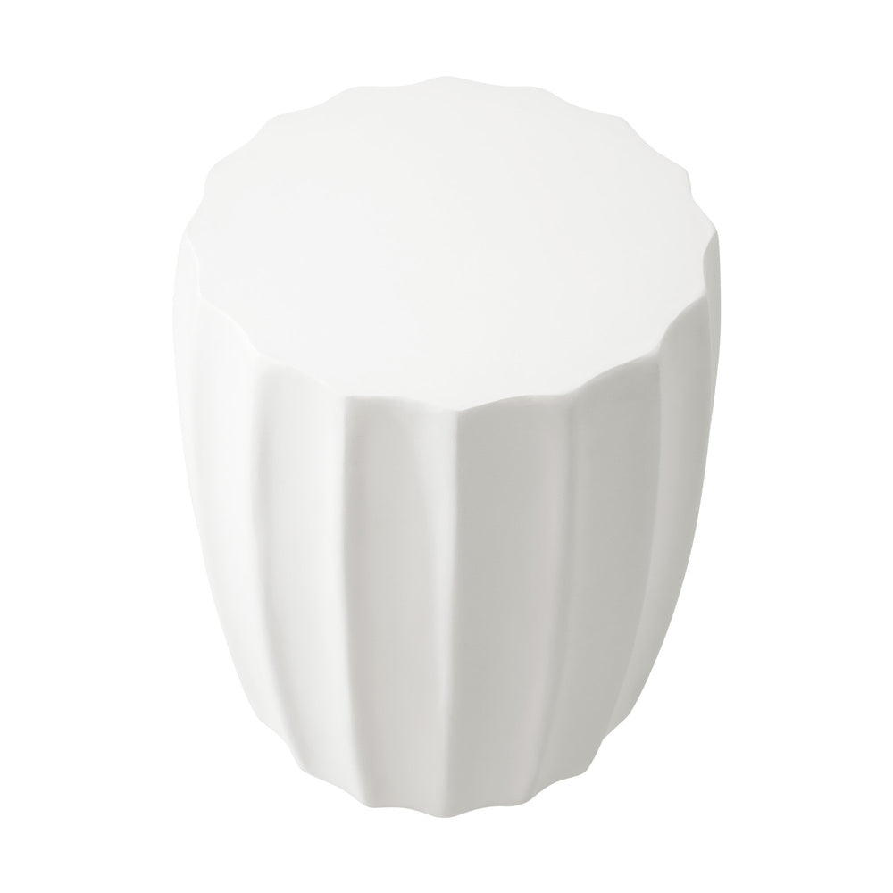 Terrazzo Concrete Outdoor Side Table Stand