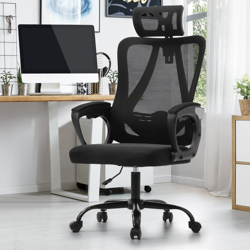 Ergonomic Office Chair with Lumbar Support Black