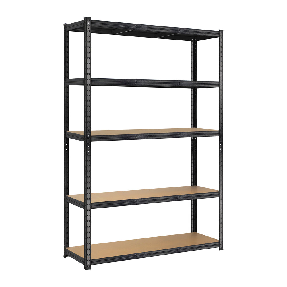 2pcs Warehouse Storage Racks 1.8m Black