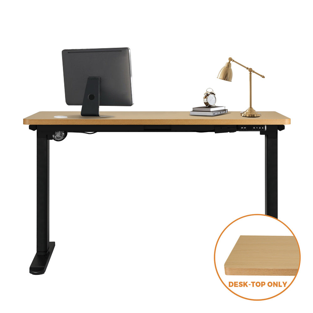 Oak Standing Desk Top with Drilled Hole 140x70cm