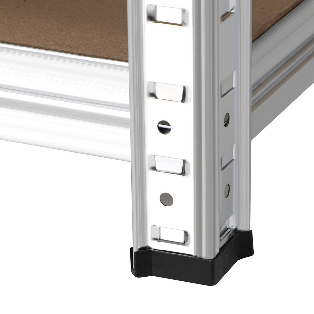 1.5m Warehouse Storage Rack with Steel Frame Silver