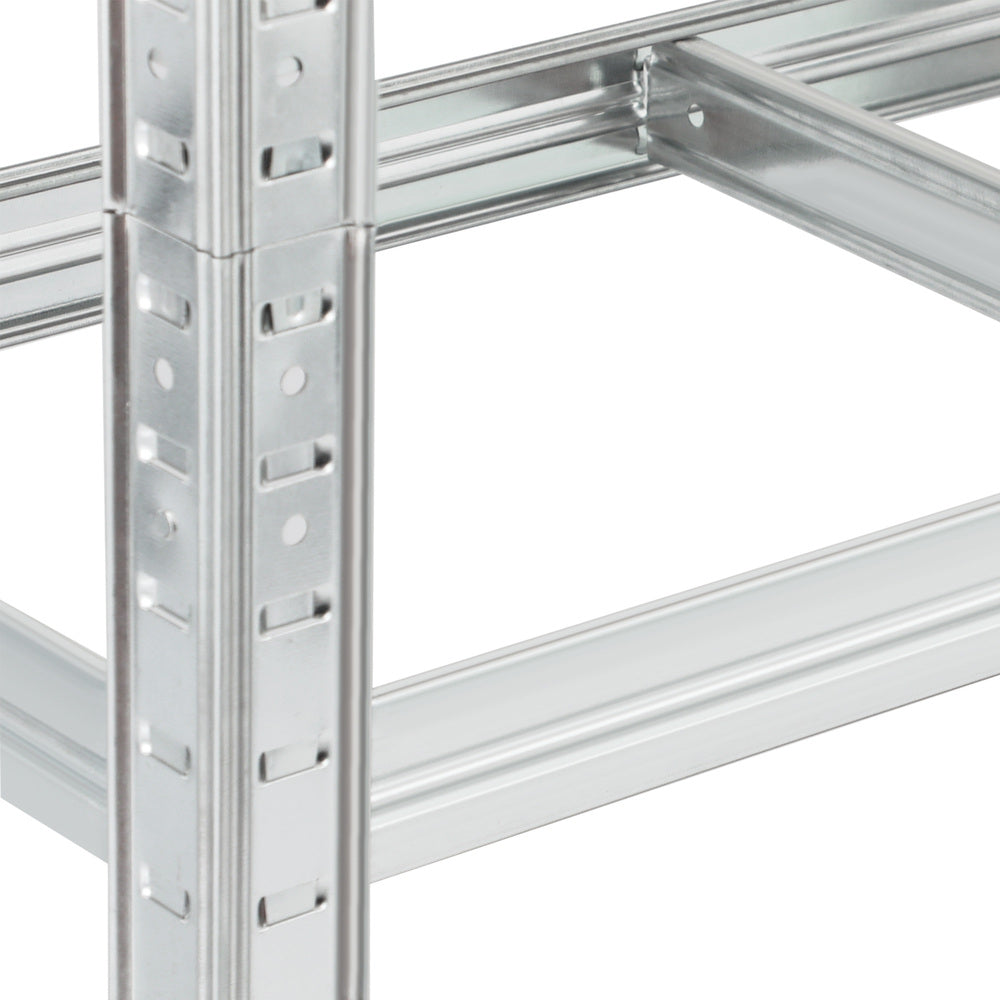 1.5m Warehouse Storage Rack with Steel Frame Silver