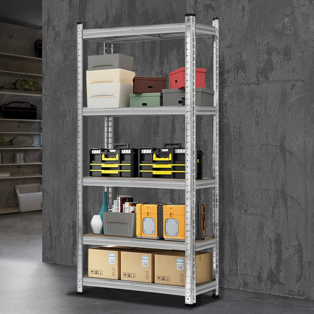 1.5m Warehouse Storage Rack with Steel Frame Silver