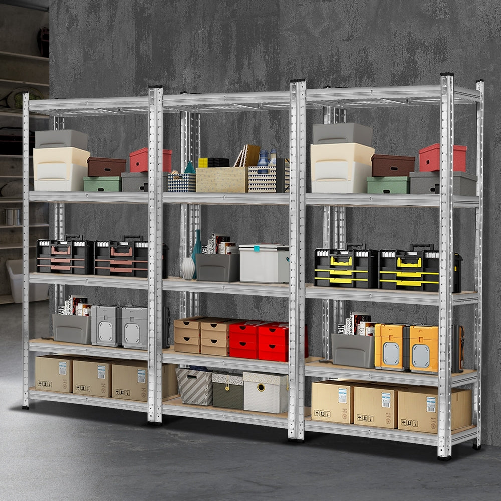 1.5m Warehouse Storage Racks Set of 3