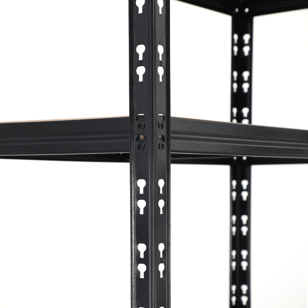 1.5m Adjustable 5 Tier Warehouse Storage Racks Set of 4