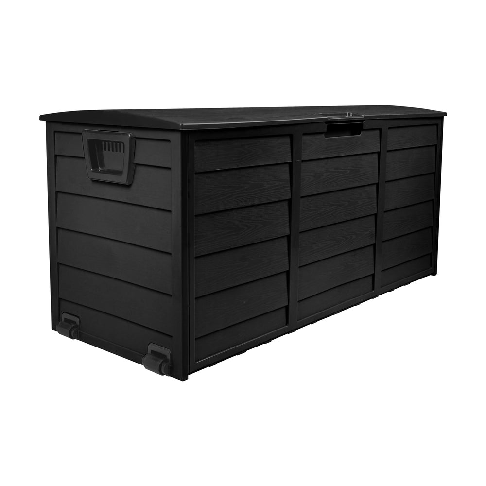 Lockable Outdoor Storage Box 290L Black