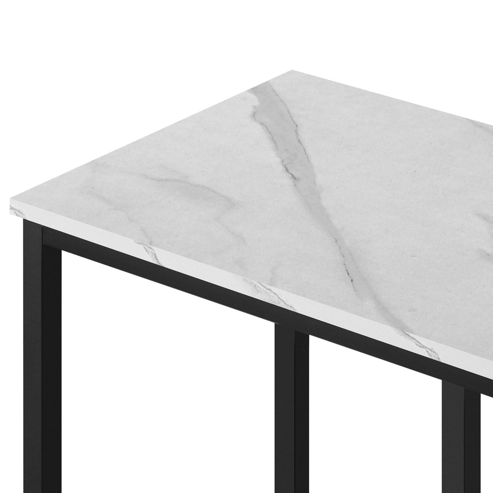 Console Table with Metal Frame