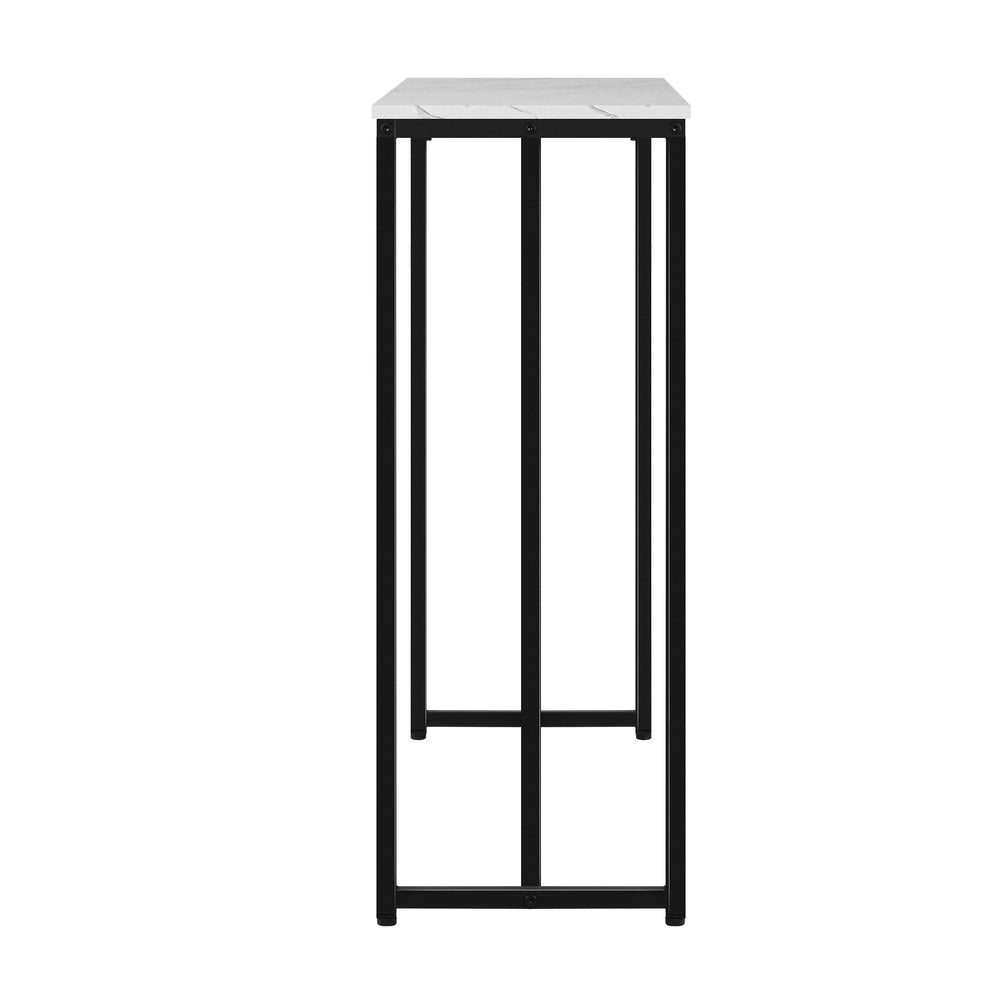 Console Table with Metal Frame