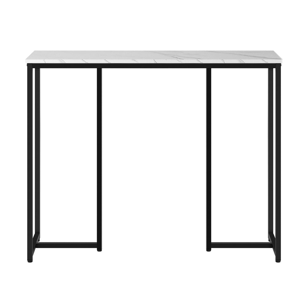 Console Table with Metal Frame