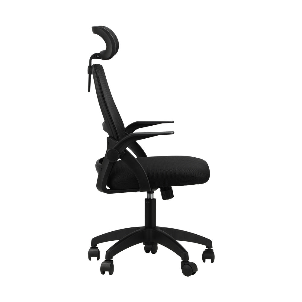Office Chair Black Mesh Headrest and Backrest