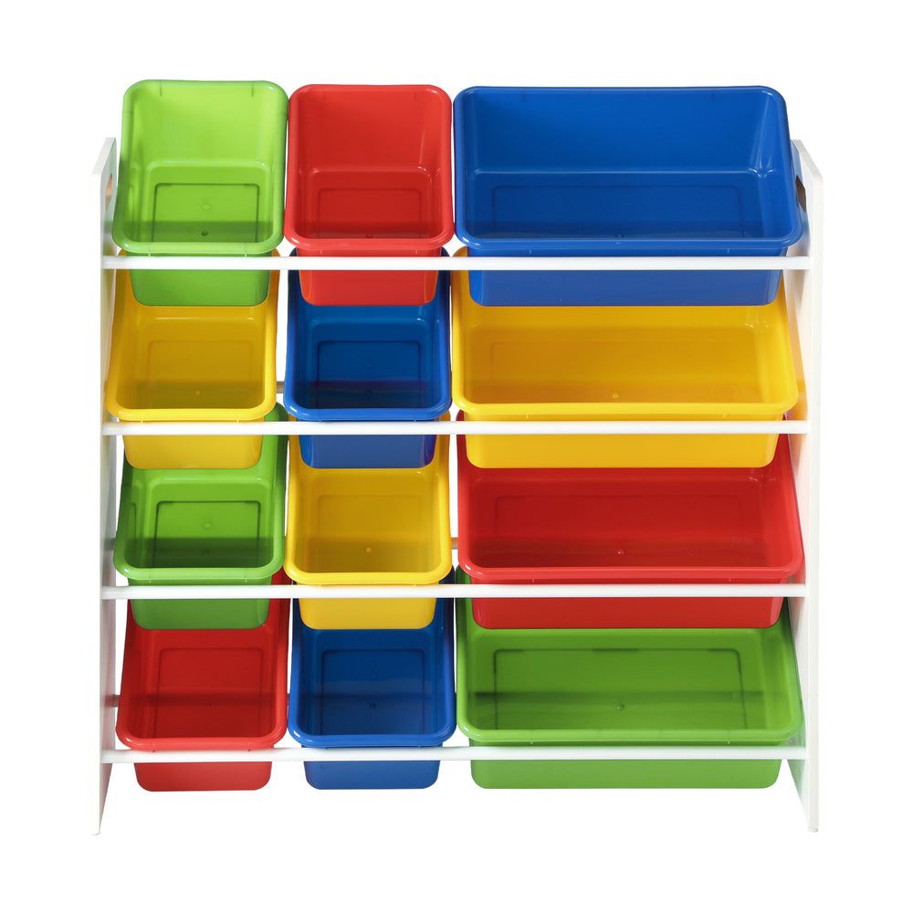 Kids Toy Box Organizer with 12 Bins