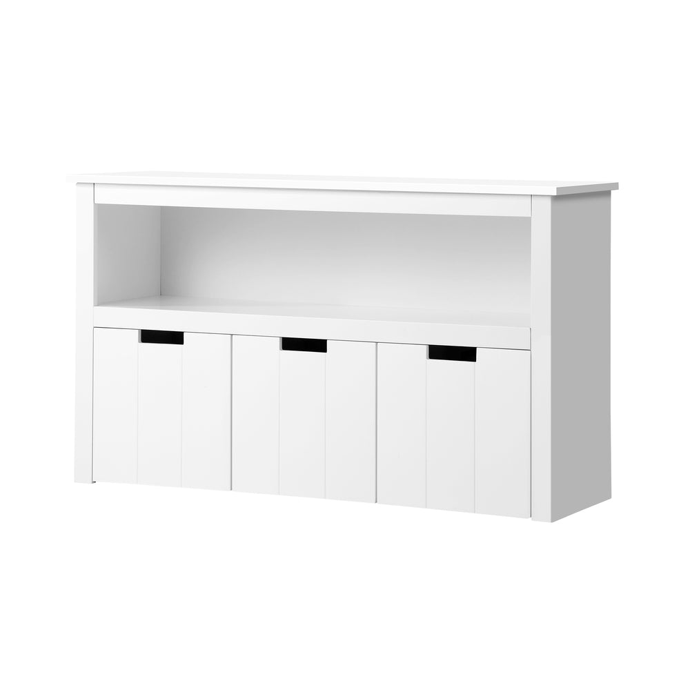 Kids Wooden Storage Cabinet with Portable Box