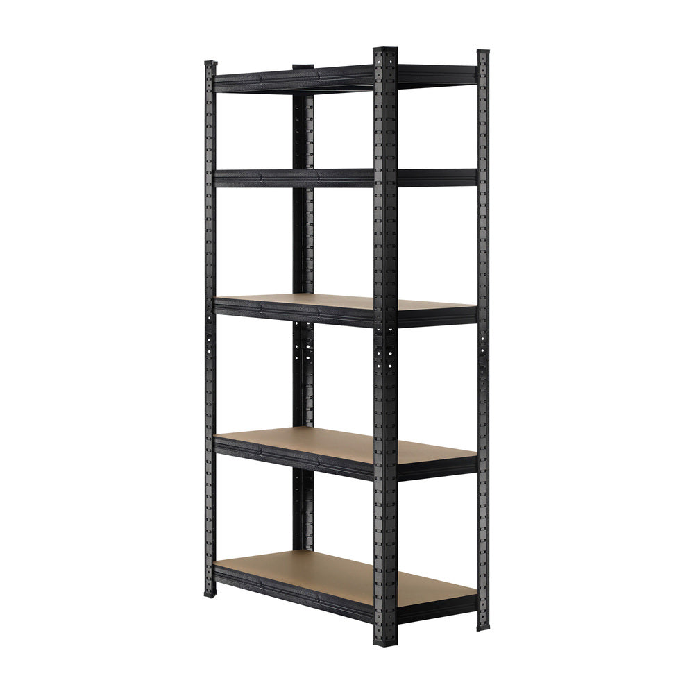 Metal Warehouse Storage Racks 1.8m Black