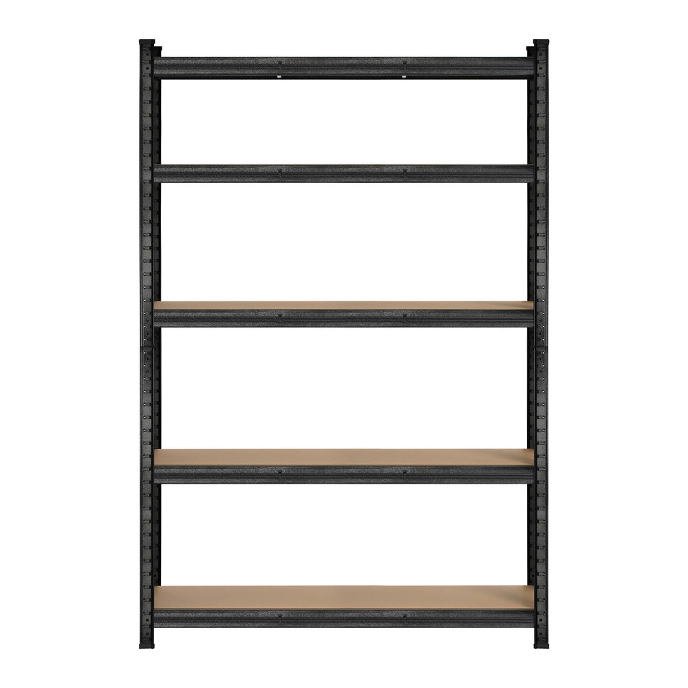 Metal Warehouse Storage Racks 1.8m Black