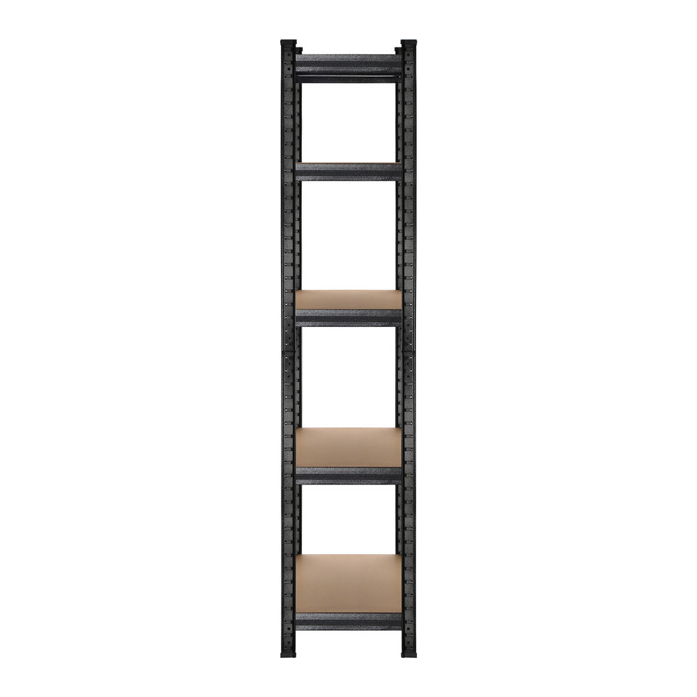 Metal Warehouse Storage Racks 1.8m Black