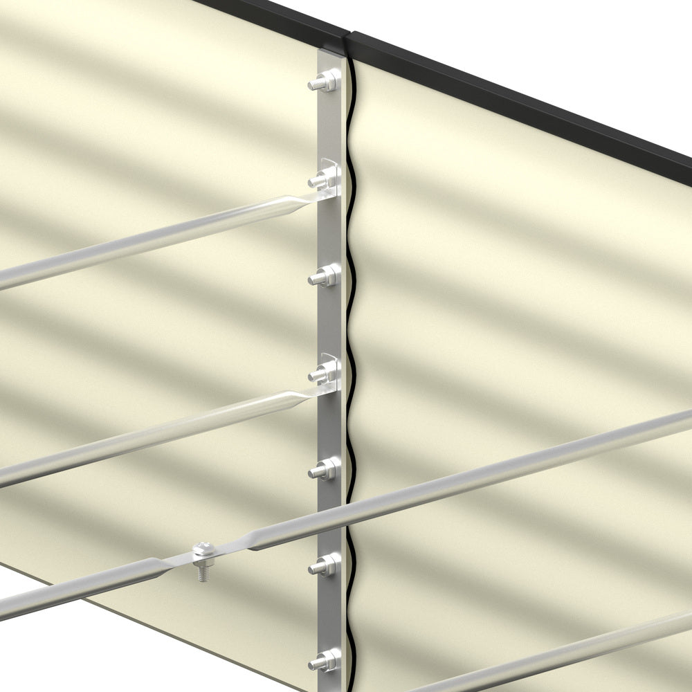 Raised Garden Bed Oval Galvanized Steel