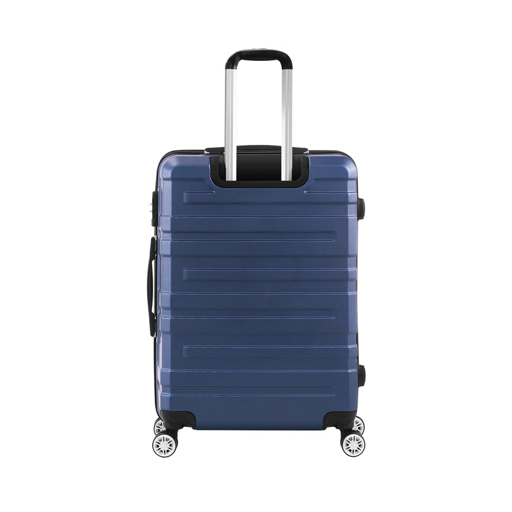 28 Inch Luggage Set TSA Lock Hard Case Navy Blue