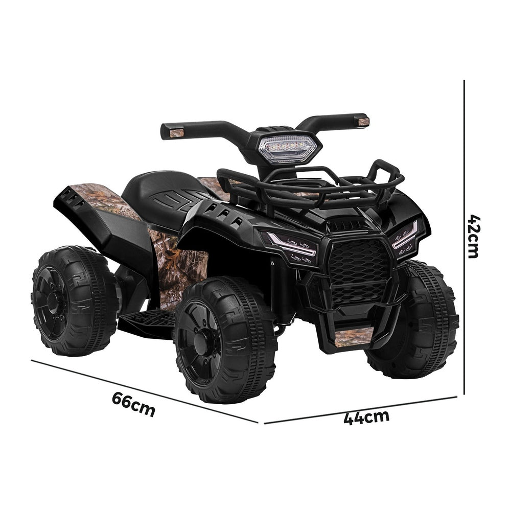 Kids Electric Ride On ATV Rechargeable Car Black