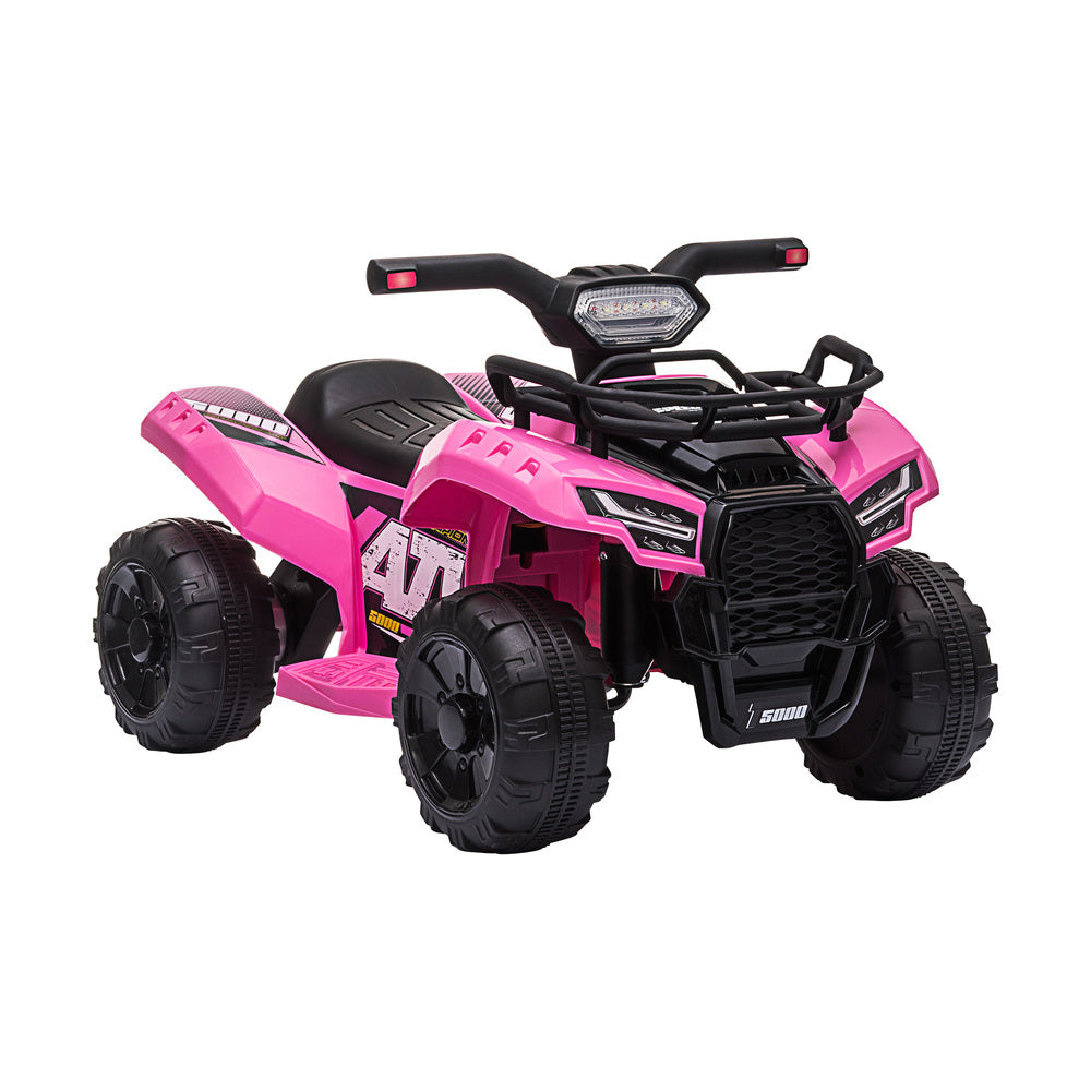 Kids Electric Ride On ATV Rechargeable Car Pink