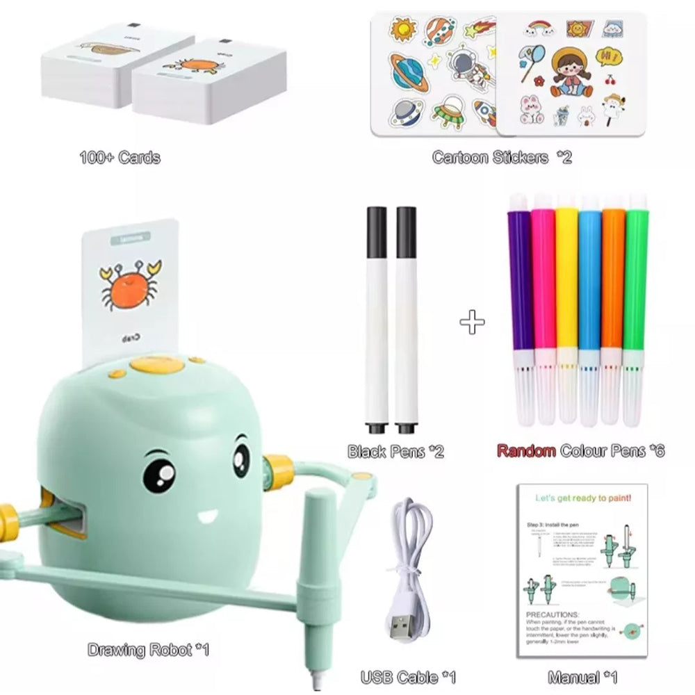 Kids Drawing Robot Technology Automatic Painting Artist
