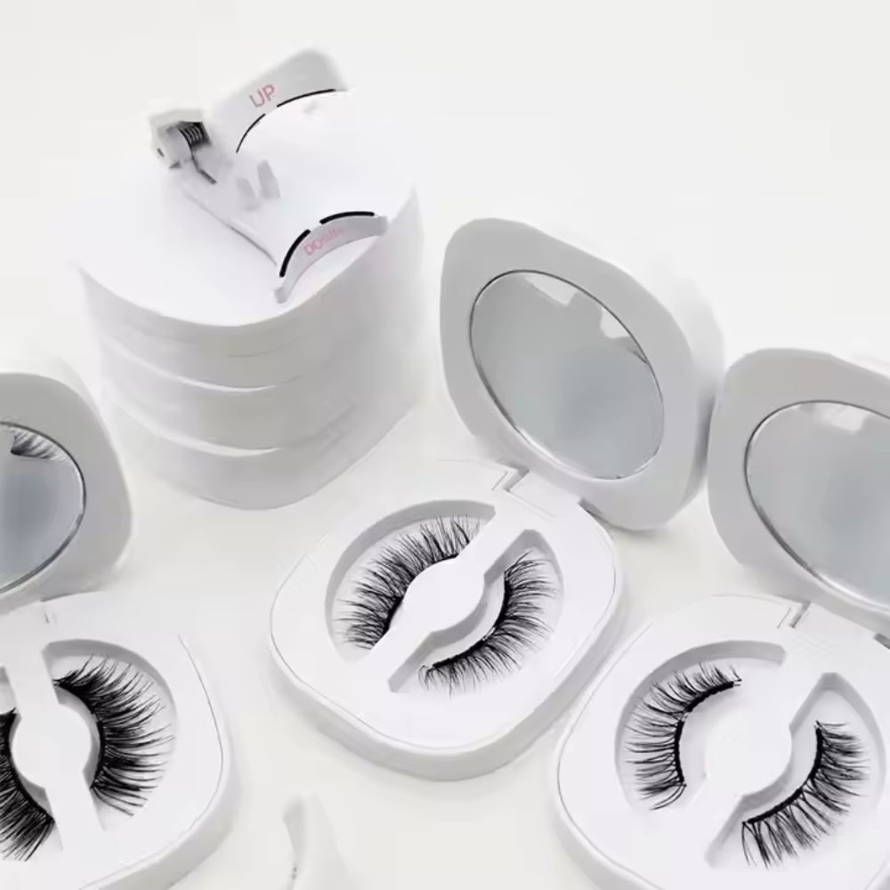 Reusable Natural Look 3D Lashes Soft Magnetic Eyelashes