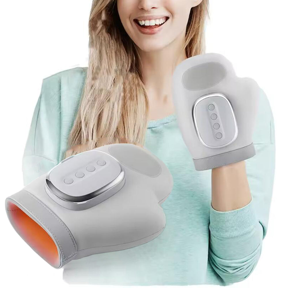 Electric Cordless Hand Massager with Vibration and Heat Air Compression