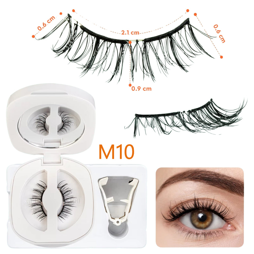 Reusable Natural Look 3D Lashes Soft Magnetic Eyelashes