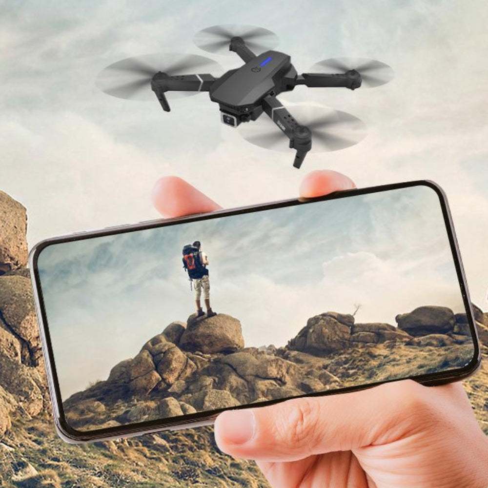 Foldable Dual Camera 4K HD Aerial Photography Drone Quadcopter Remote Control Aircraft