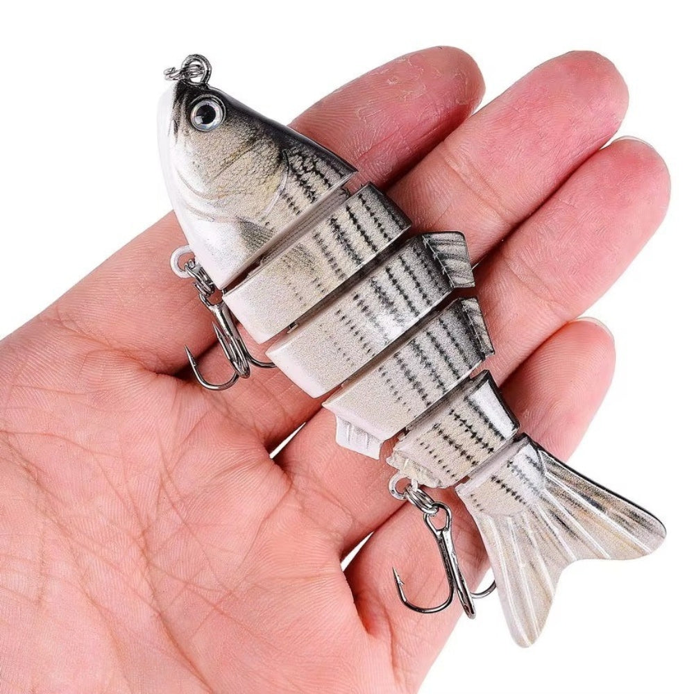 Lifelike Multi Segment Swimbait Crankbait Fishing Lure