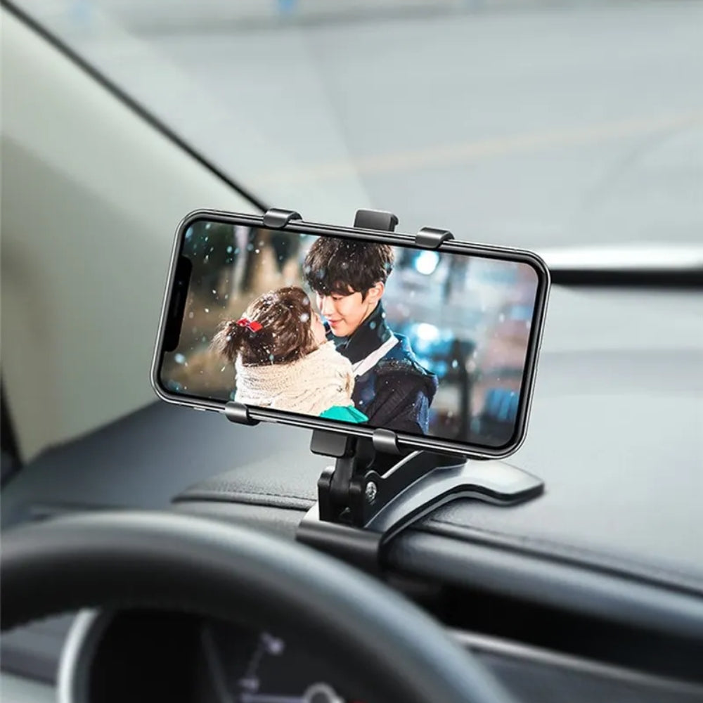Universal Car Phone Holder with Easy Clip Mount