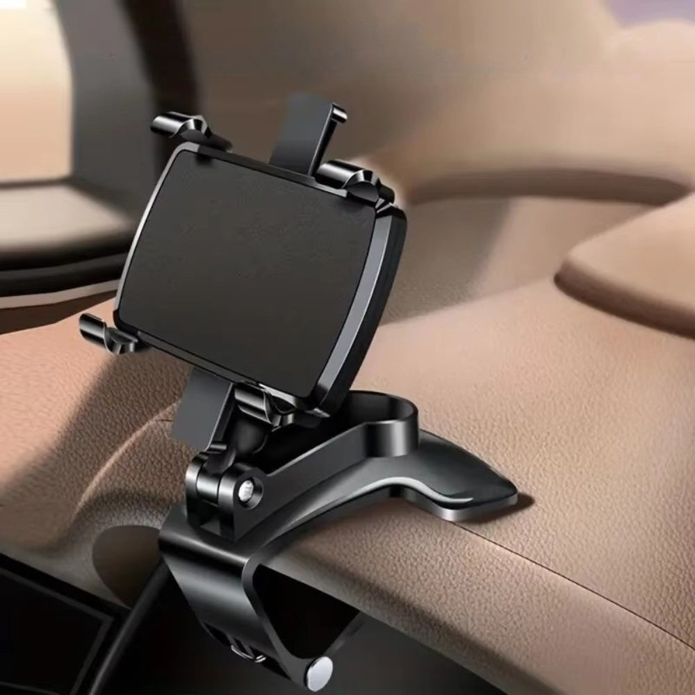 Universal Car Phone Holder with Easy Clip Mount
