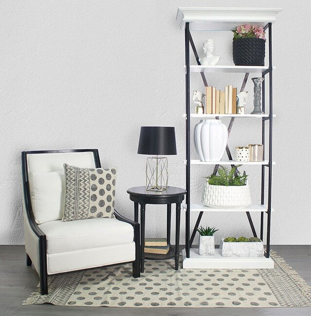 Troy Bust Statue 24cm White Ceramic Classical Roman Style Decor