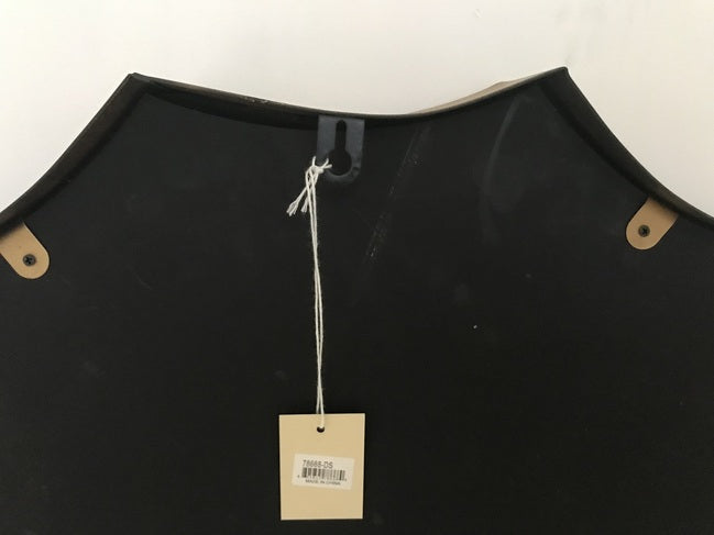 Scalloped Wall Clock 60cm Gold Frame Roman Numerals Battery Operated