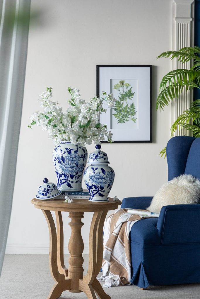 Magnolia Ginger Jar Medium 36.5cm Porcelain Decorative Home Accent