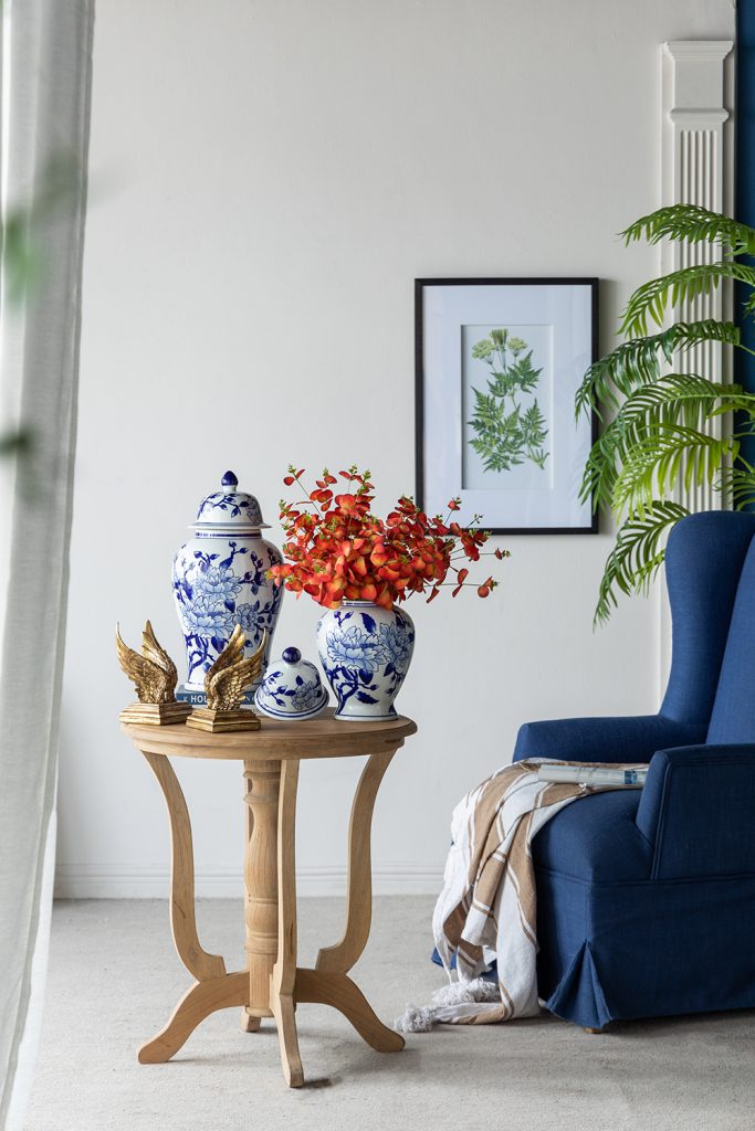 Magnolia Ginger Jar Medium 36.5cm Porcelain Decorative Home Accent