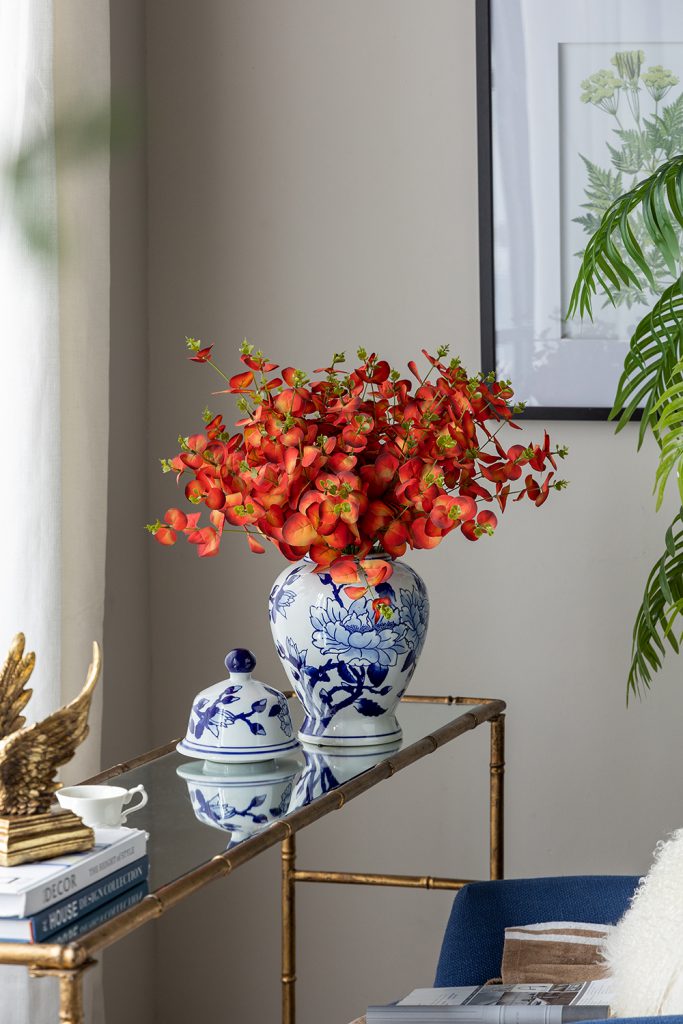 Magnolia Ginger Jar Medium 36.5cm Porcelain Decorative Home Accent