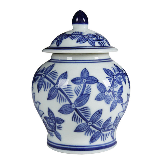 Aline Butterfly Lidded Vase 13.97cm Porcelain Decorative Jar