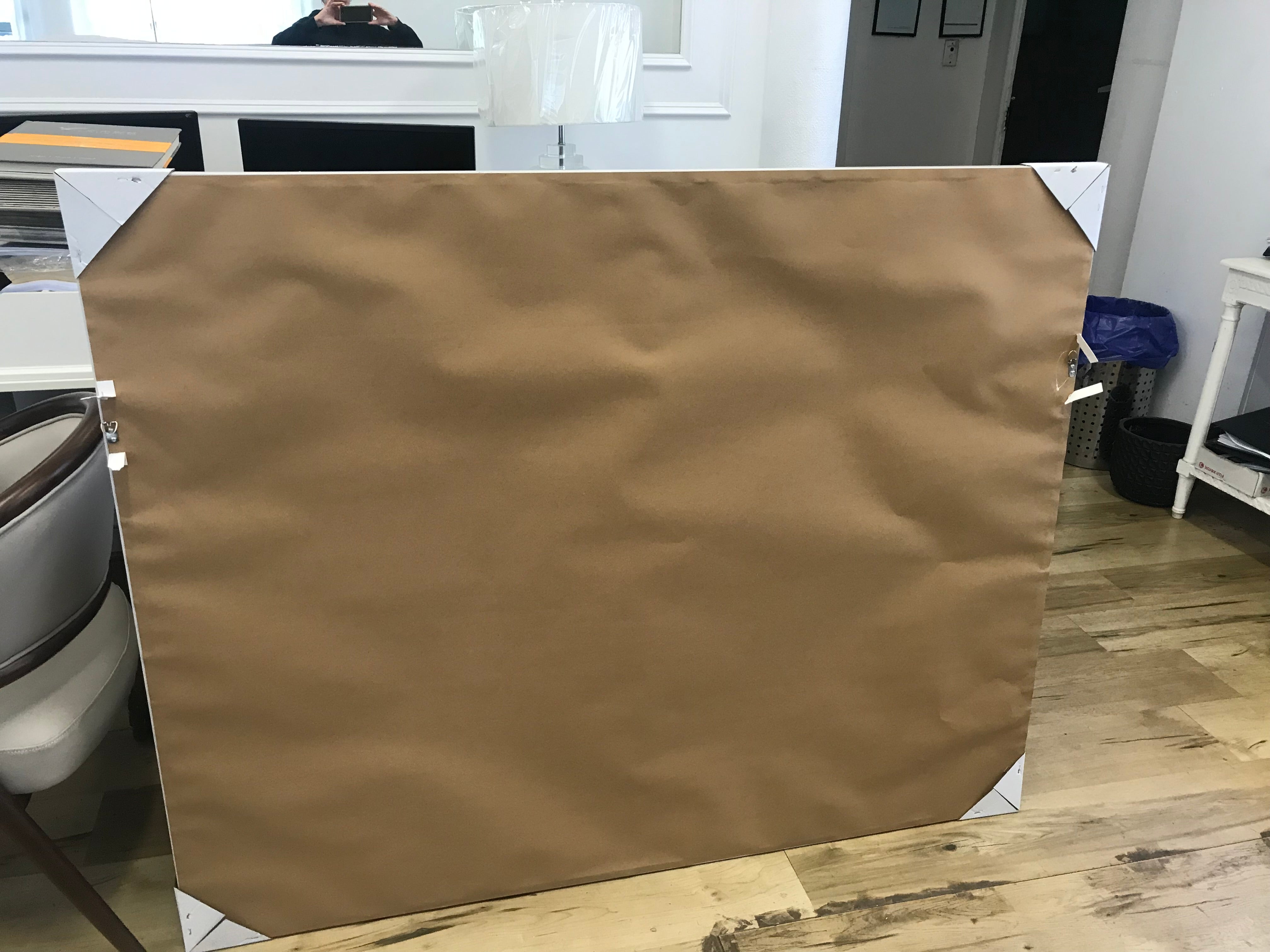 White Wildflowers Bouquet Canvas Print 150x120cm Decorative Wall Art in Two Tone Vase