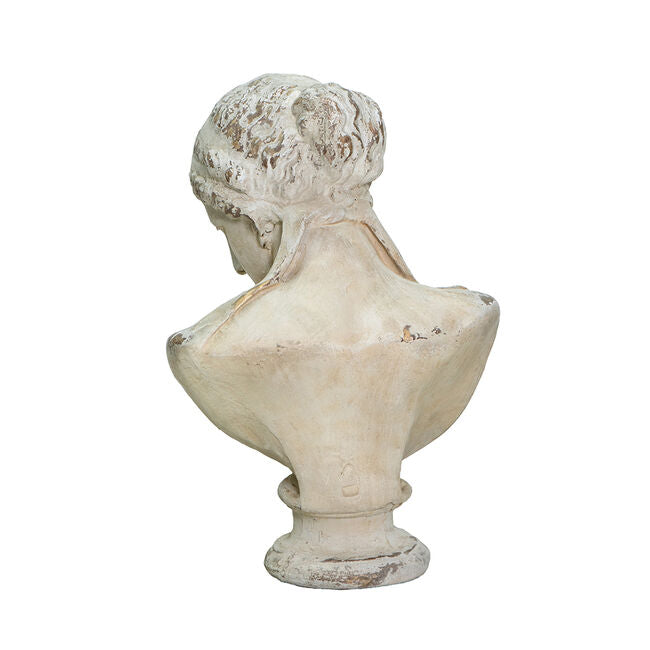 Artemis Decorative Bust 66cm Distressed Finish Magnesium Sculpture for Home Decor