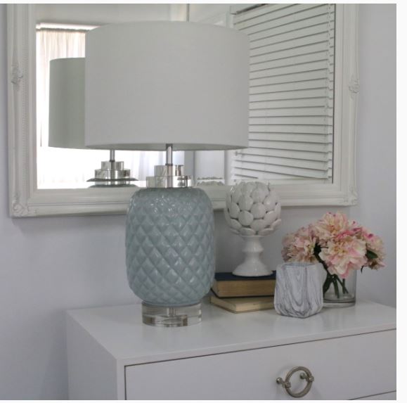 Artichoke Small Finial White Ceramic Decorative Accent for Home Décor