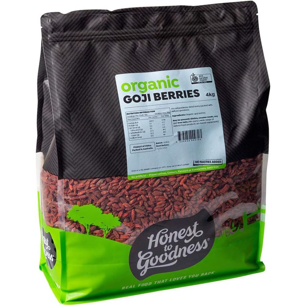 Honest to Goodness Organic Goji Berries, 4 kg