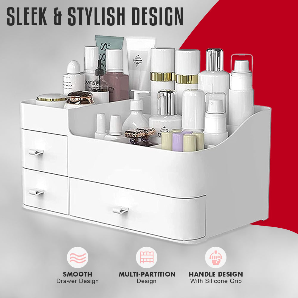 Fashyni Cosmetic Skincare Storage Box with Drawers for Organized Storage