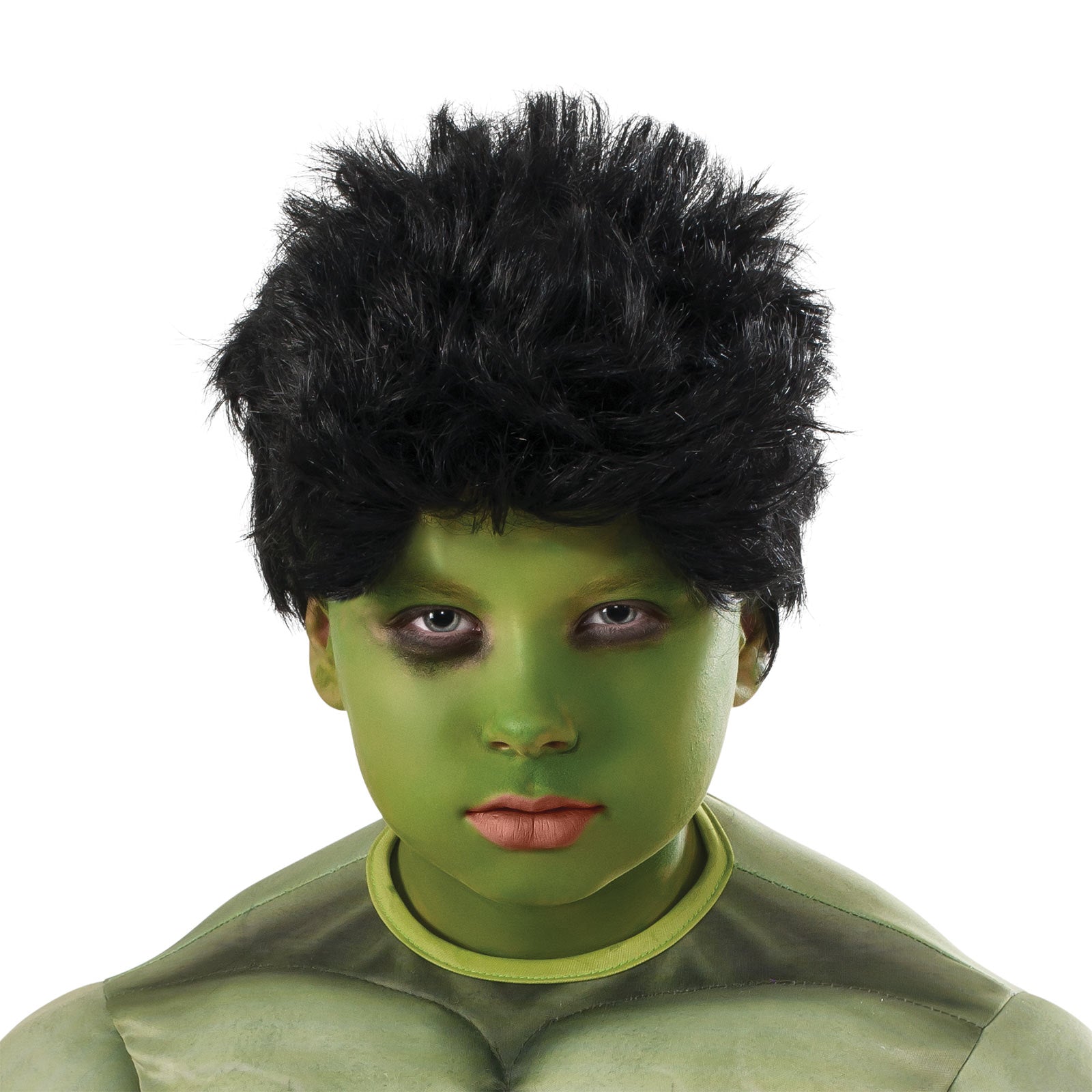 Hulk Wig for Kids with Short Hair Look for Marvel Dress Up
