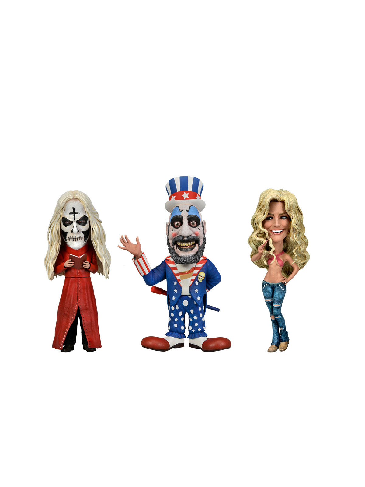 House of 1000 Corpses Little Big Head 3-Pack Figures Horror Collectible