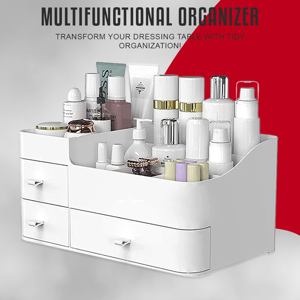 Fashyni Cosmetic Skincare Storage Box with Drawers for Organized Storage