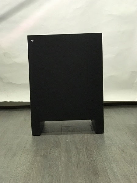 Mirrored 3 Drawer Bedside Table with Crystal Fragment Drawers