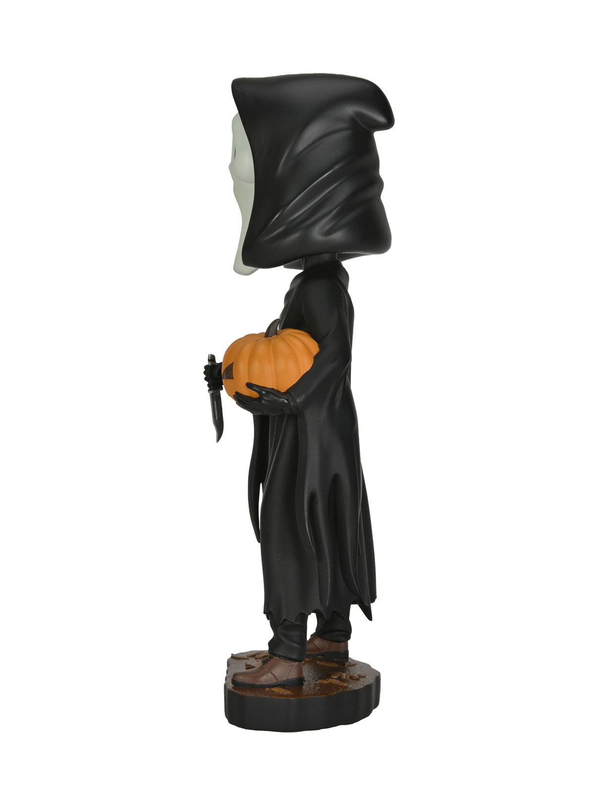 Ghost Face Head Knocker 8" Figure with Pumpkin – Scream Movie Collectible