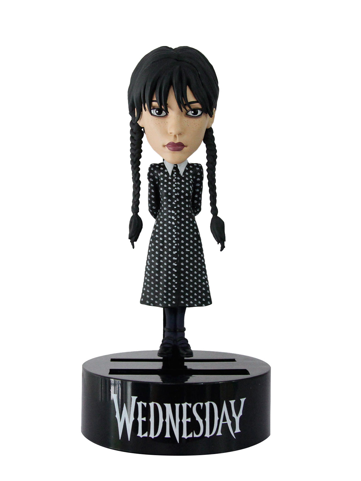Wednesday Addams Solar Powered Body Knocker 6.5" Figure – Netflix Series